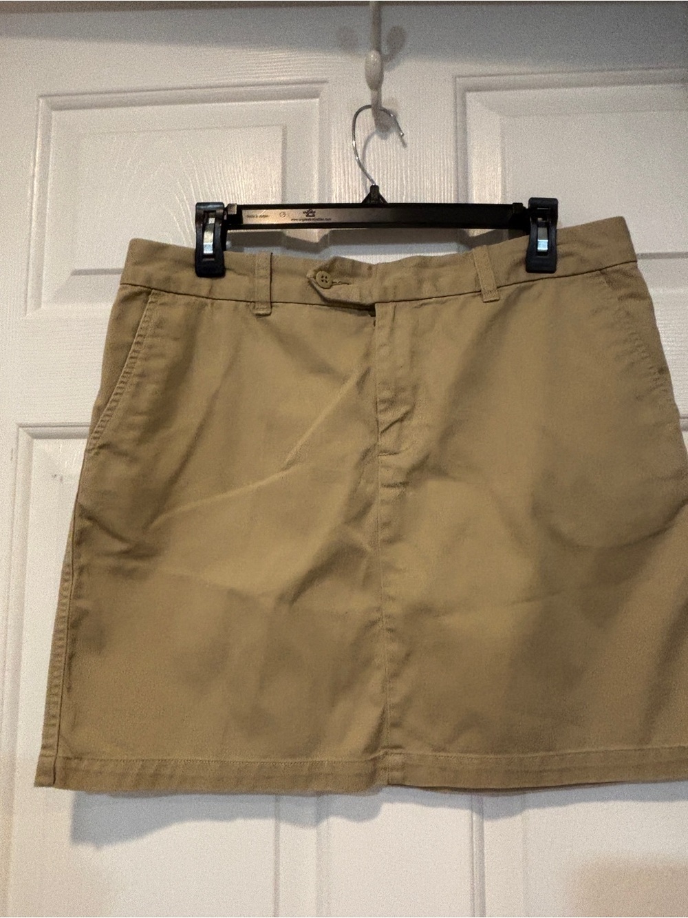 Polo by Ralph Lauren Khaki A-Line Mini Skirt